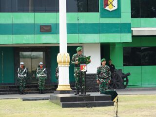 Kodam XXIII/Palaka Wira Gelar Upacara Bendera Peringati Hari Anak Nasional ke-42 Tahun 2026
