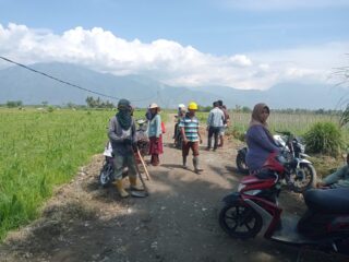 Pengerasan Jalan Kantong Produksi Desa Karawana Tingkatkan Akses Petani dan Dukung Perekonomian Warga