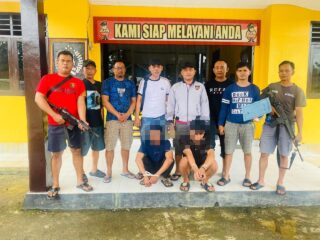 Polsek Bungku Utara Amankan dua pelaku narkoba dan sita tujuh paket shabu
