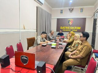 Percepat Swasembada Bawang Putih Nasional, Satgas Pangan Polres Magetan Gelar Rakor Lintas Sektoral