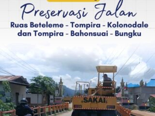 Preservasi Jalan Nasional Ruas Tompira–Kolonodale Terus Digenjot, Dukung Kelancaran Mobilitas Masyarakat