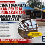 Kepsek SMA 1 Dampelas Tegaskan Pekerja Wajib Gunakan APD, Keselamatan Kerja Harus Dibiasakan