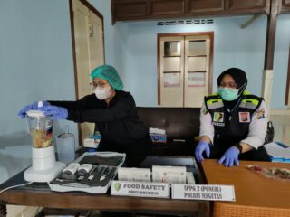 Pastikan MBG Aman Dikonsumsi, Polres Magetan Perketat Uji Food Safety di Tiga SPPG