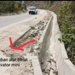 Penanganan Longsor Ruas Tumora–Tentena Dilakukan Perbaikan Drainase Rusak Ringan