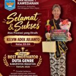 Siswa SMAN 1 Kawedanan Raih Gelar Best Motivator Duta GenRe Kabupaten Magetan 2026