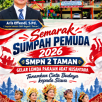 Semarak Sumpah Pemuda 2026, SMPN 2 Taman Gelar Lomba Pakaian Adat Nusantara, Tanamkan Cinta Budaya kepada Siswa